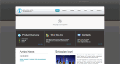 Desktop Screenshot of ambowater.com