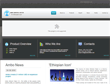 Tablet Screenshot of ambowater.com